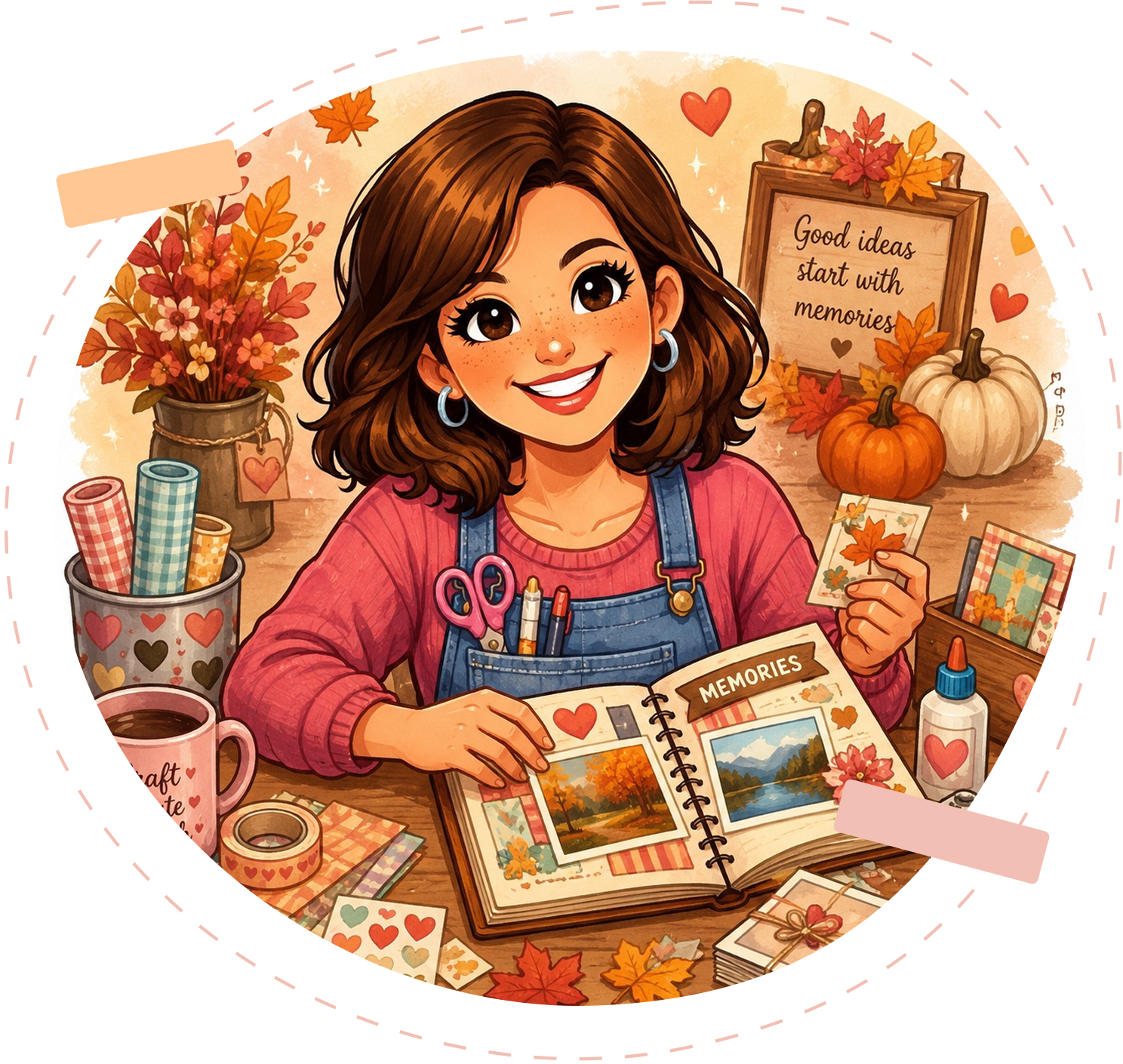 Woman sitting at a table with a book in front of her
